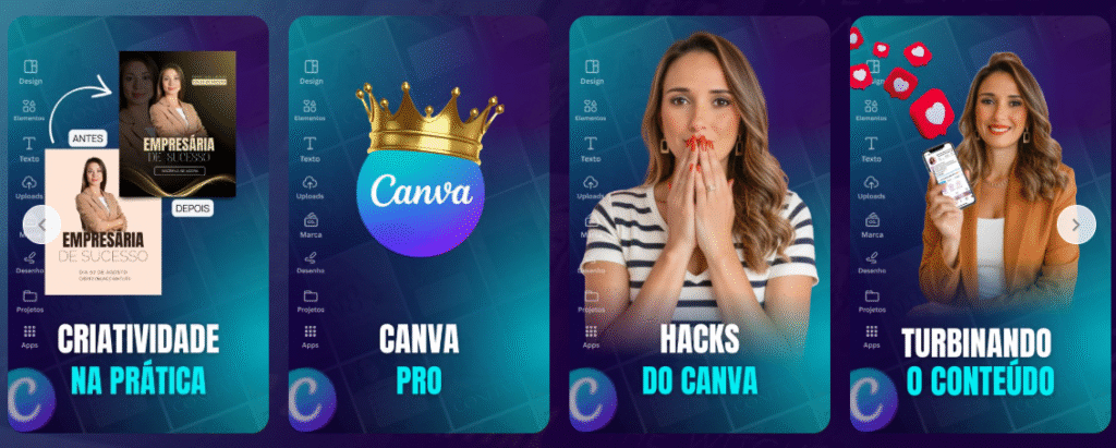 Canva Pro vale a pena - conheça o curso Canva Flix