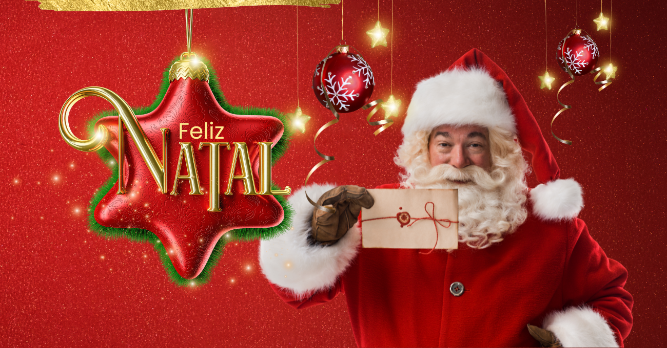 Cartão de Natal no Canva