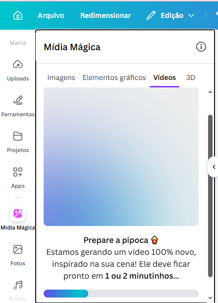 Como Gerar Vídeos com IA no Canva